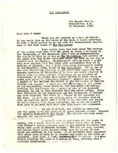 Letter to John Robert Colombo (p 1/2)