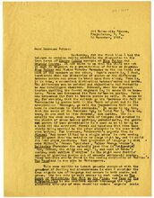 Letter to Lawrence Holmes (p 1/2)