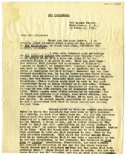 Letter to Gil Orlovitz (p 1/2)