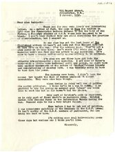 Letter to Alan Reidpath