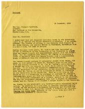 Letter to Richard Hatfield (p 1/2)
